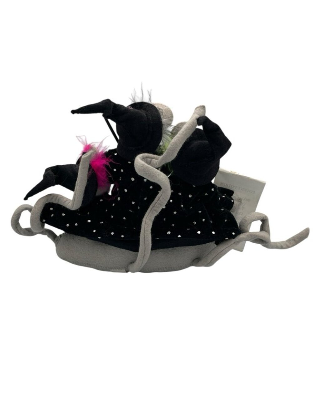 Annalee Hocus Pocus Triple Trouble Witch Doll Bullfrog 2004 Tag 7" Halloween - Picture 3 of 12